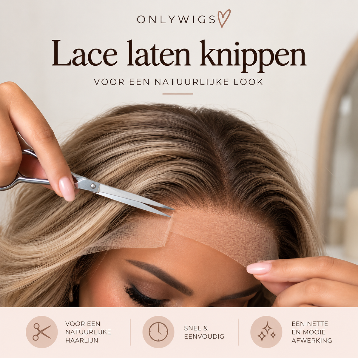 Lace laten knippen ✂️